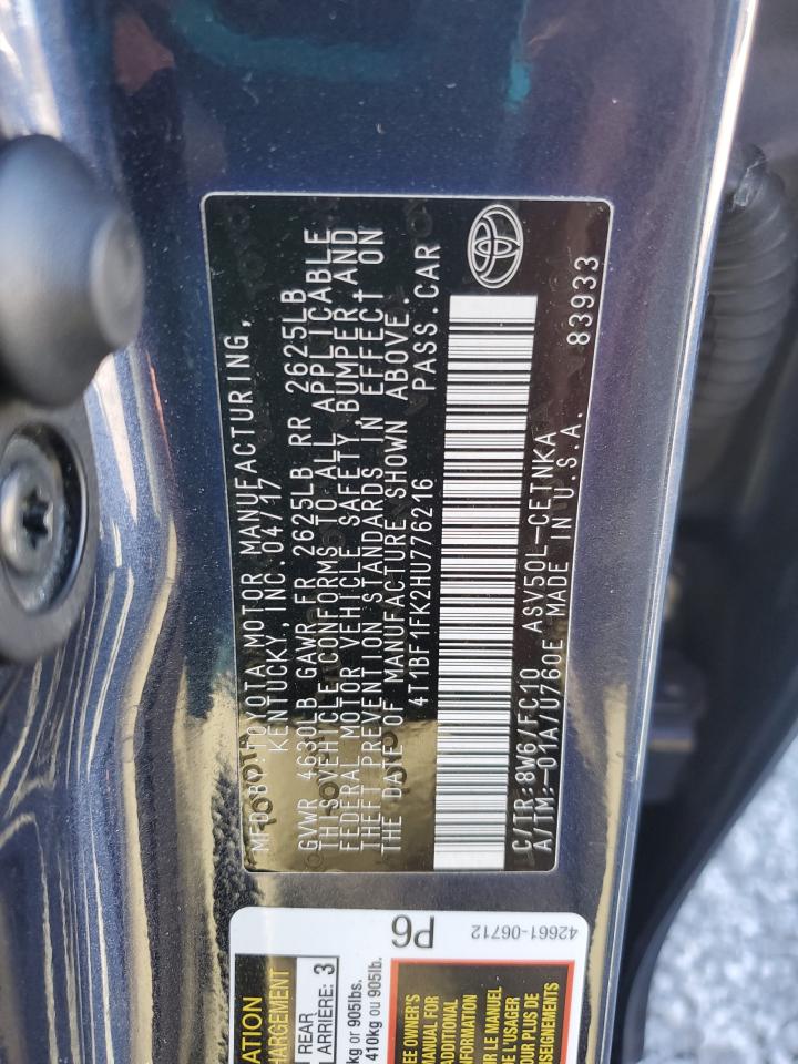 2017 Toyota Camry - Image 15