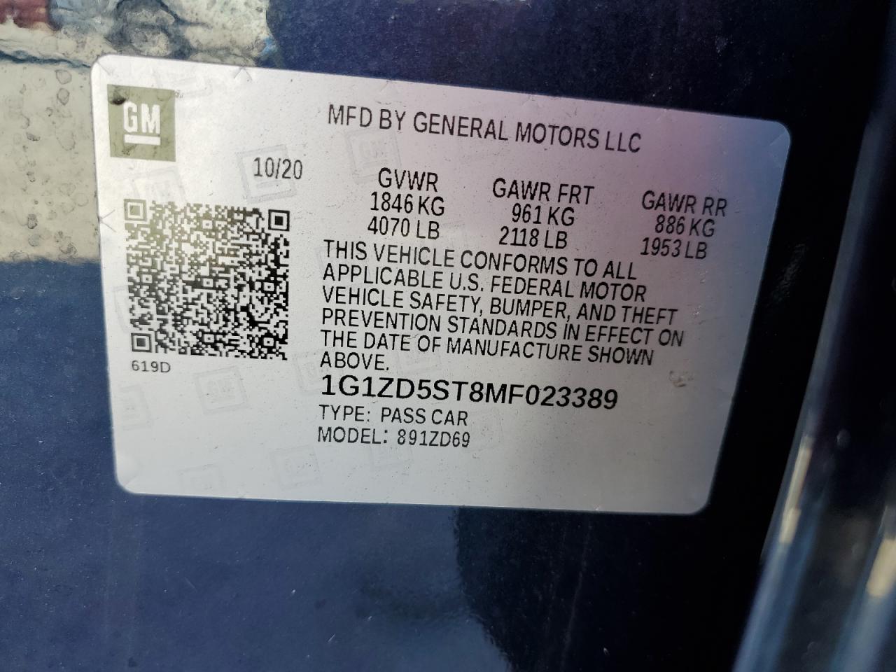2021 Chevrolet Malibu - Image 14