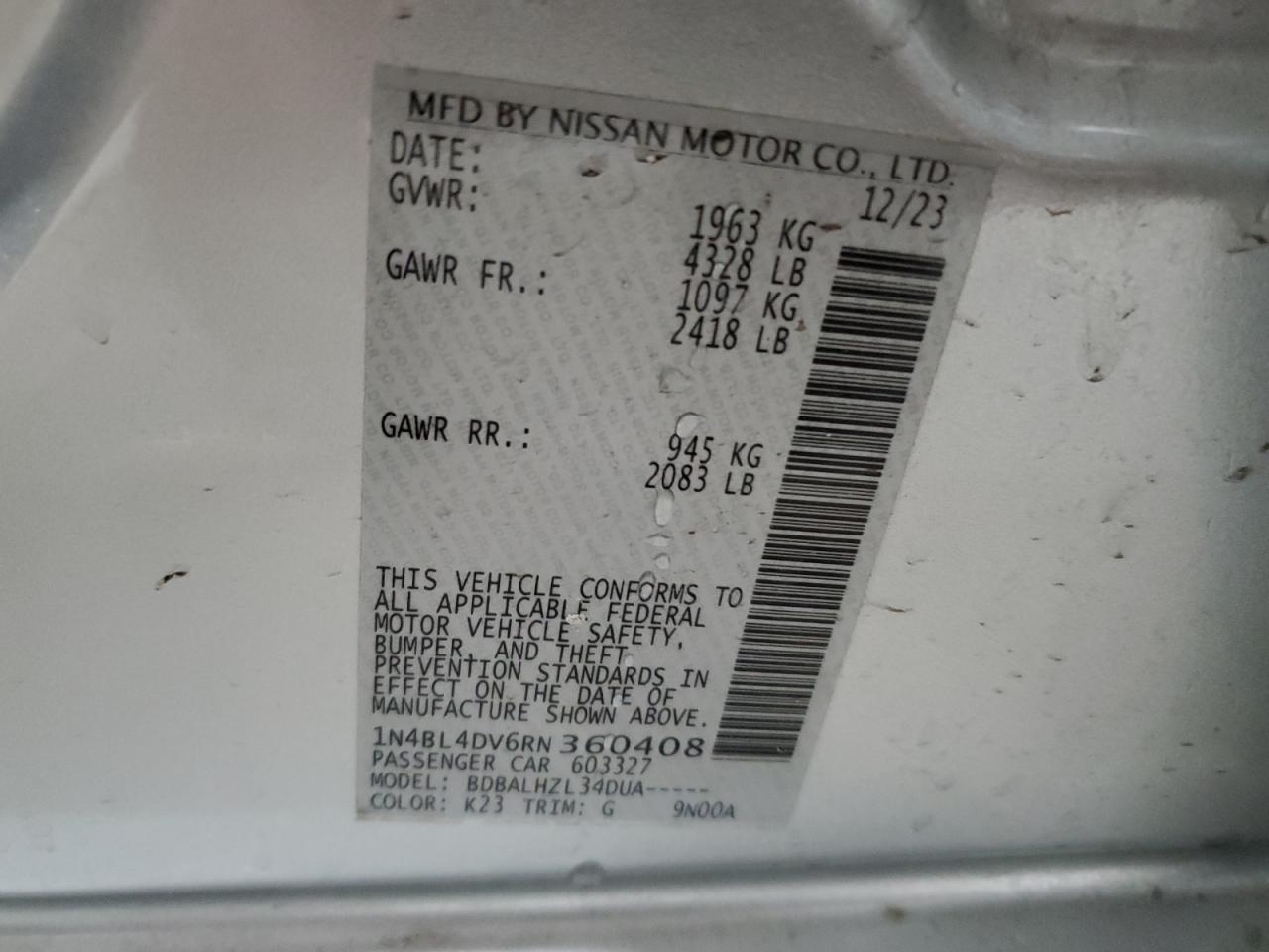 2024 Nissan Altima - Image 13