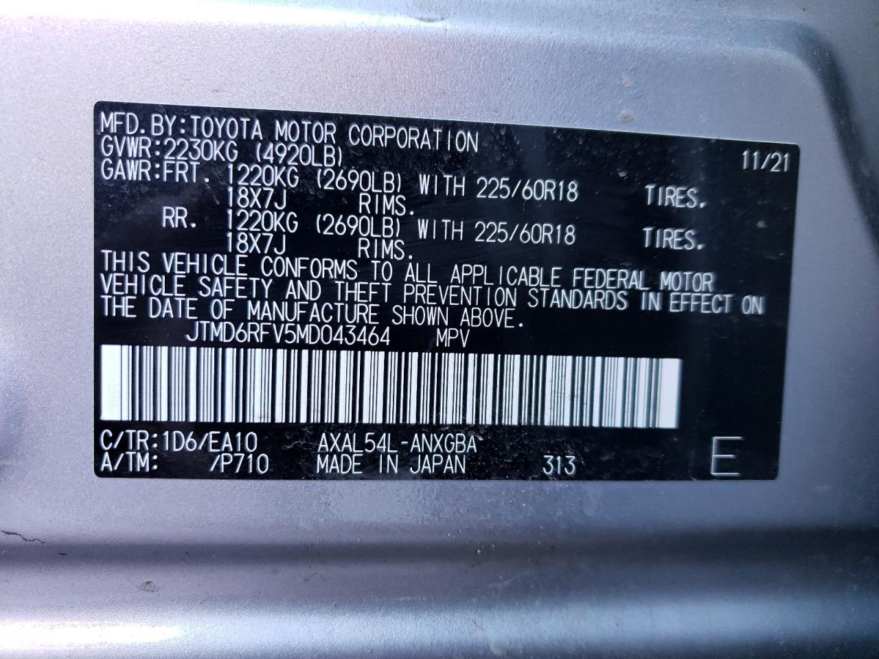 2021 Toyota RAV 4 - Image 14