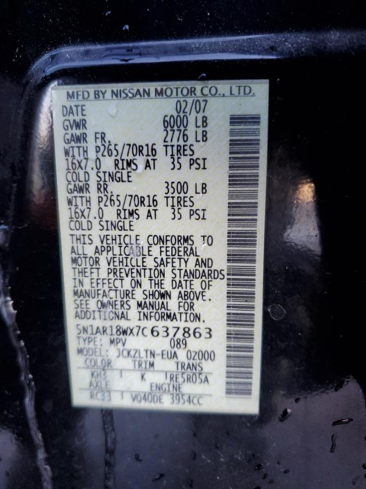2007 Nissan Pathfinder - Image 13