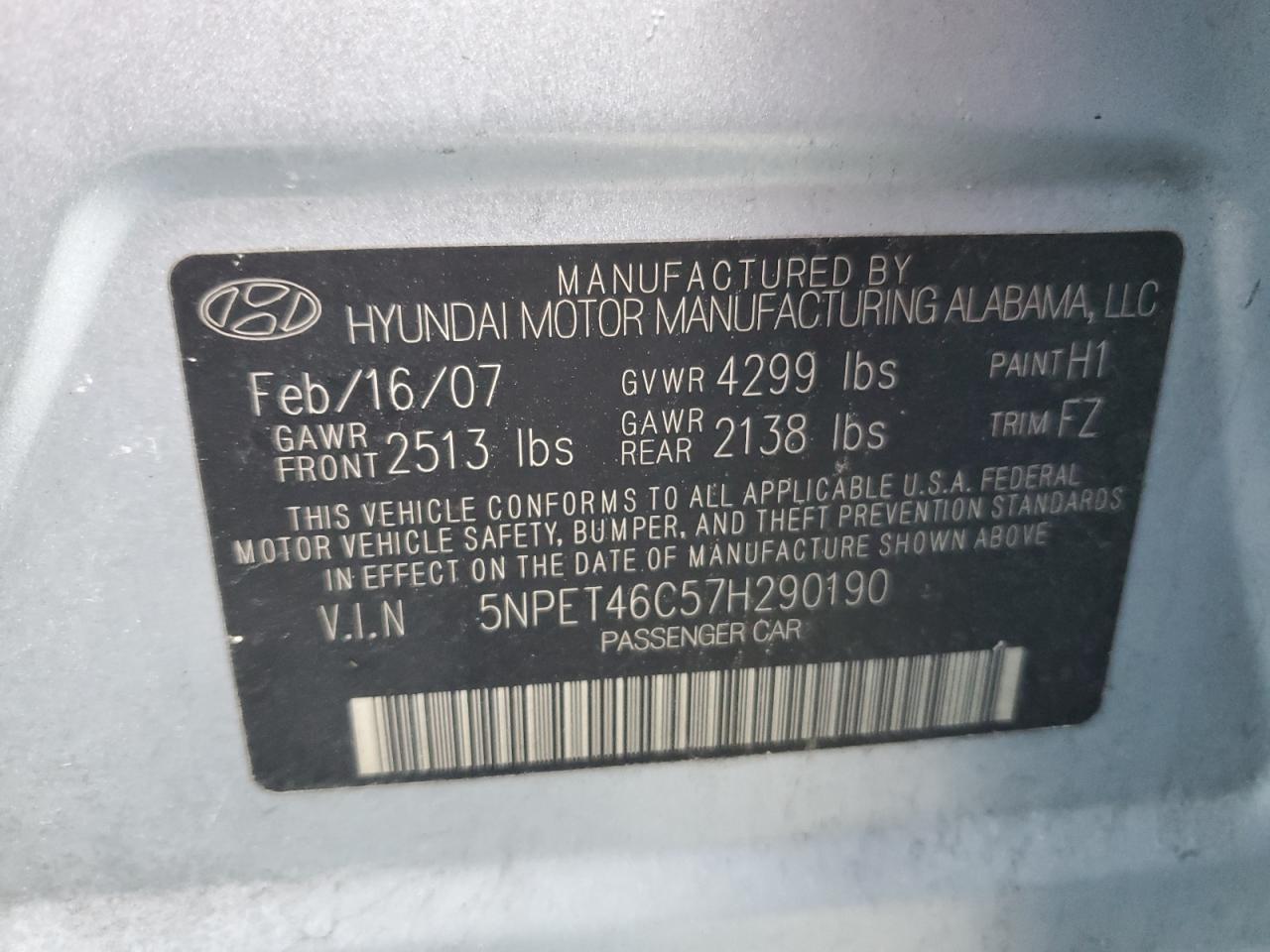 2007 Hyundai Sonata - Image 12