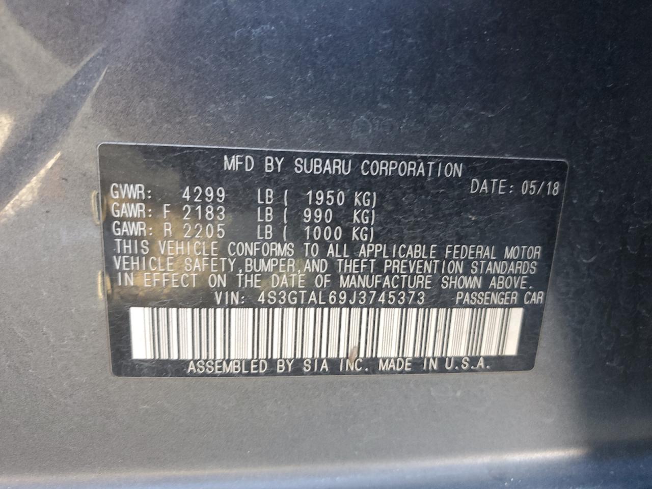 2018 Subaru Impreza - Image 12