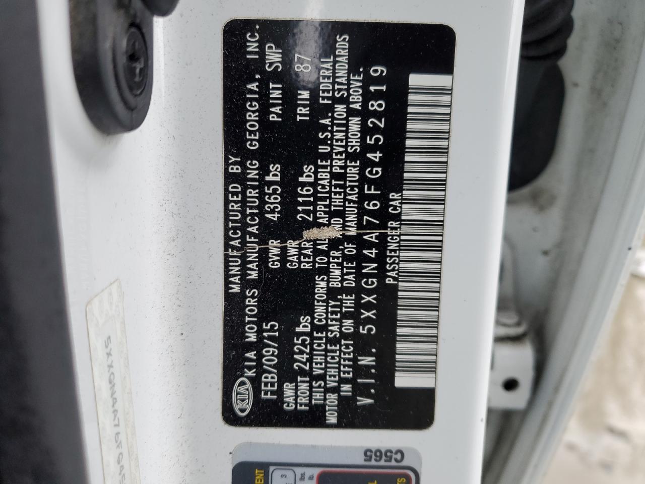 2015 Kia Optima - Image 12