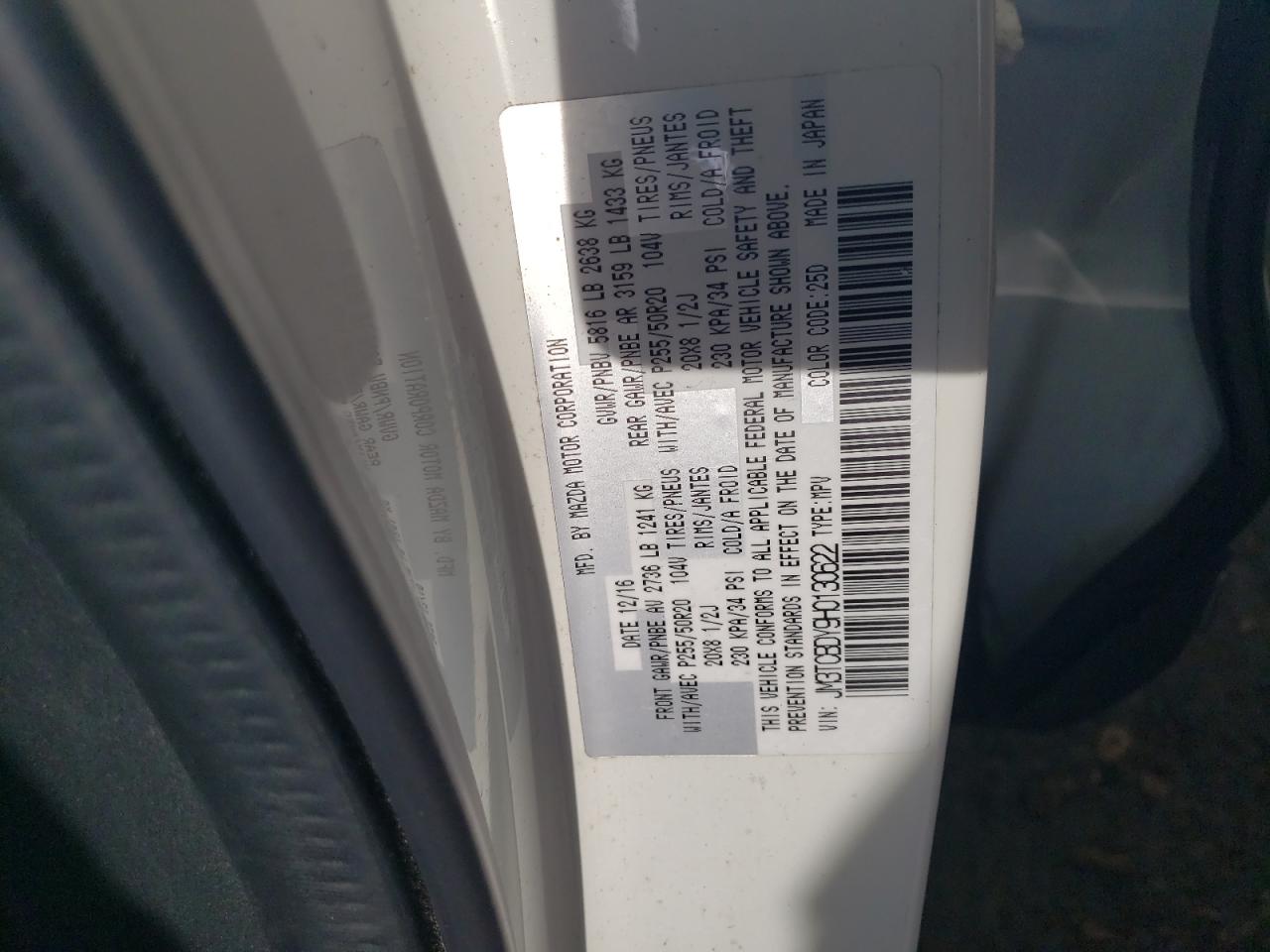 2017 Mazda CX-9 - Image 16