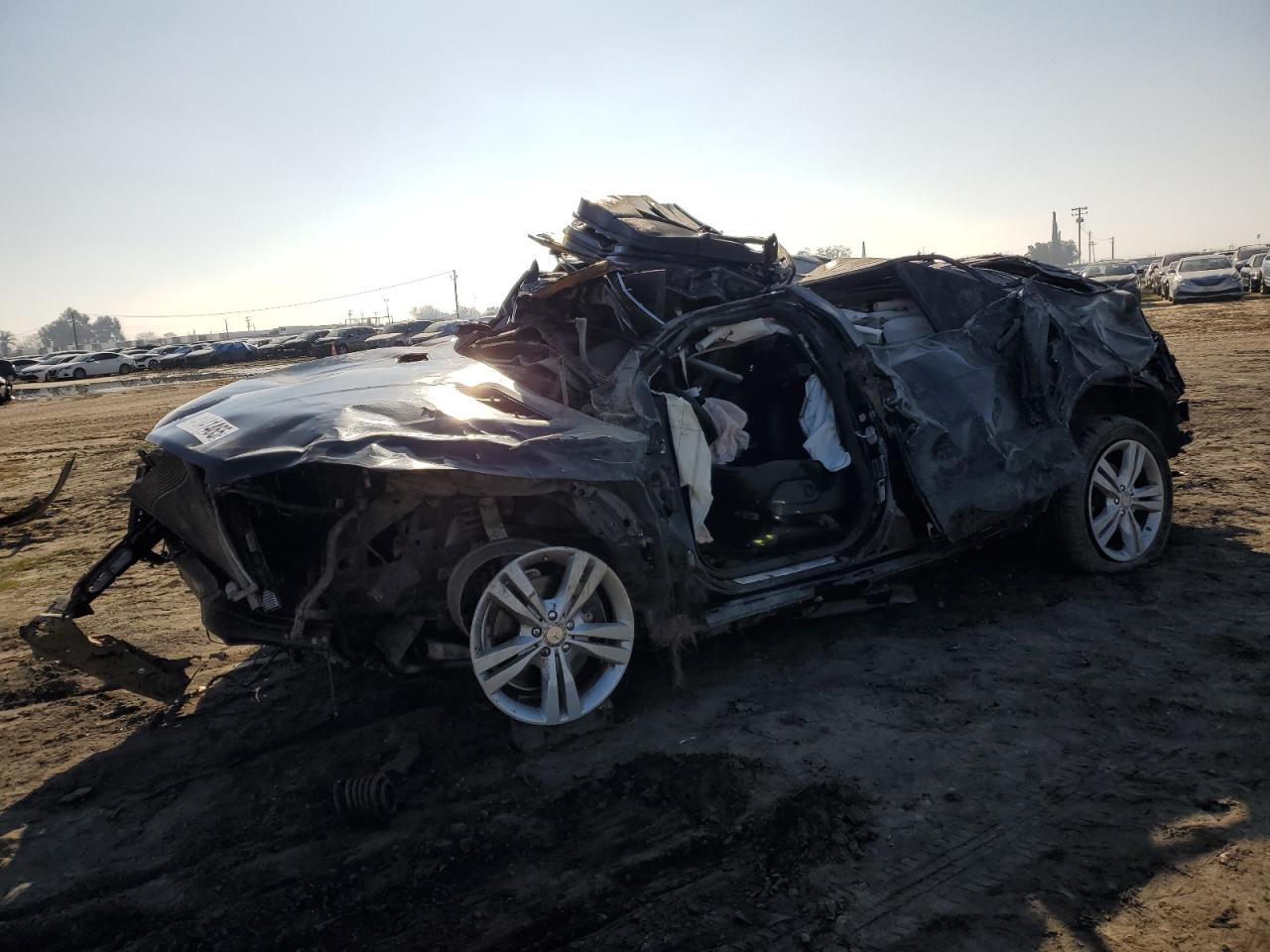 2015 Mercedes-Benz Ml 350 en Venta en Fresno, CA - Rollover