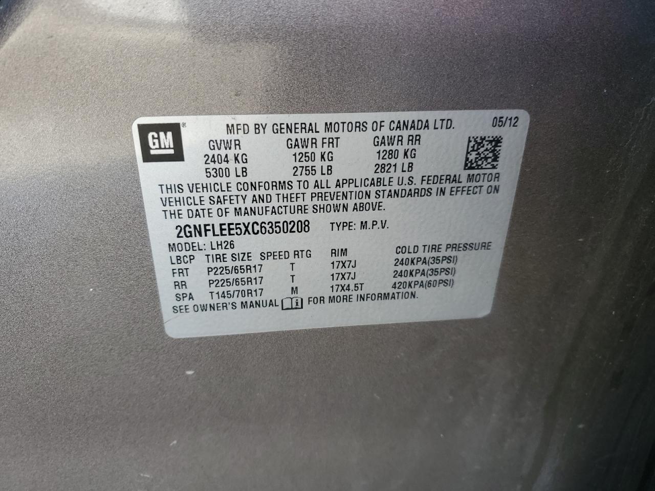 2012 Chevrolet Equinox - Image 15