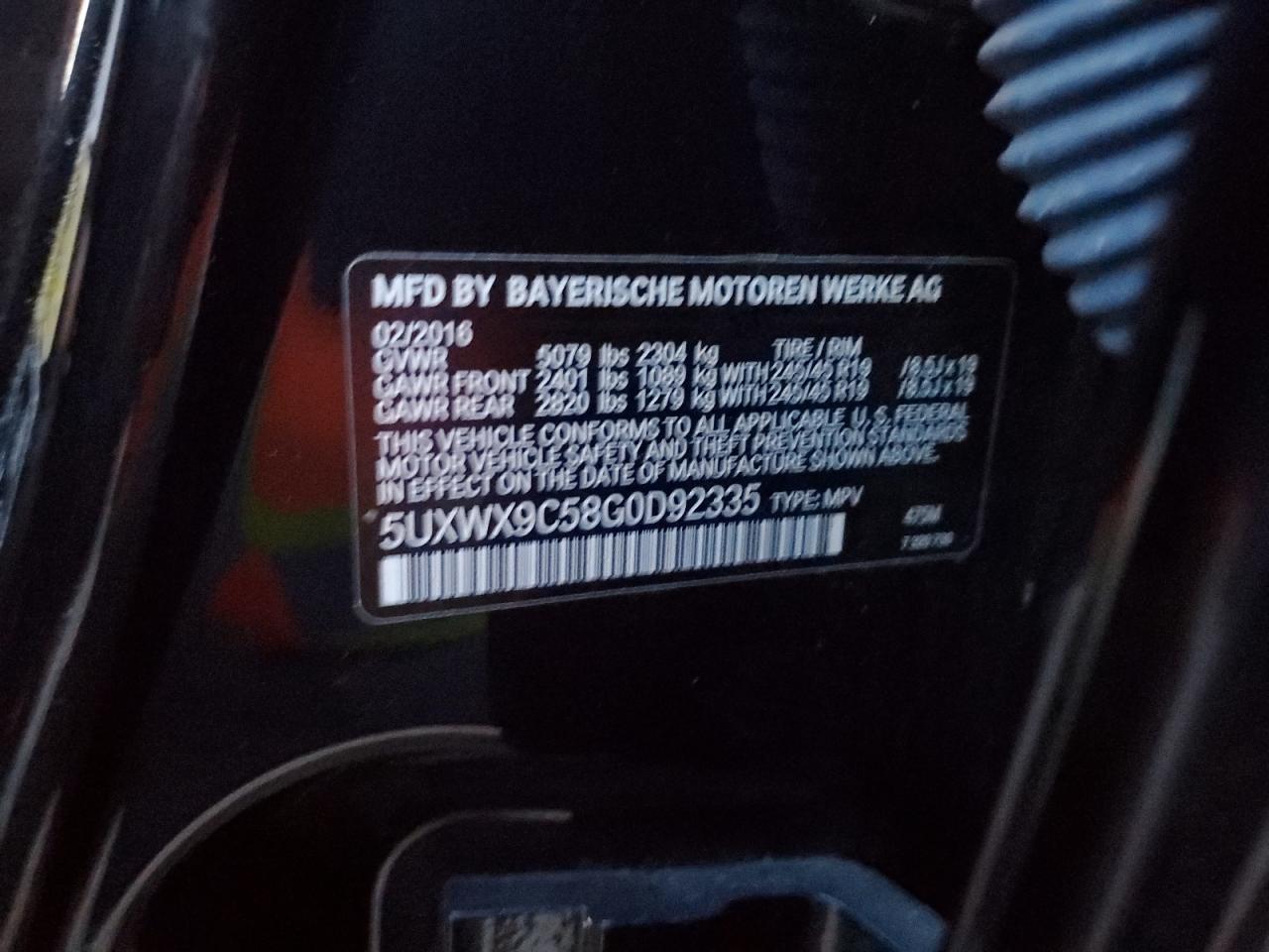 2016 BMW X3 - Image 16
