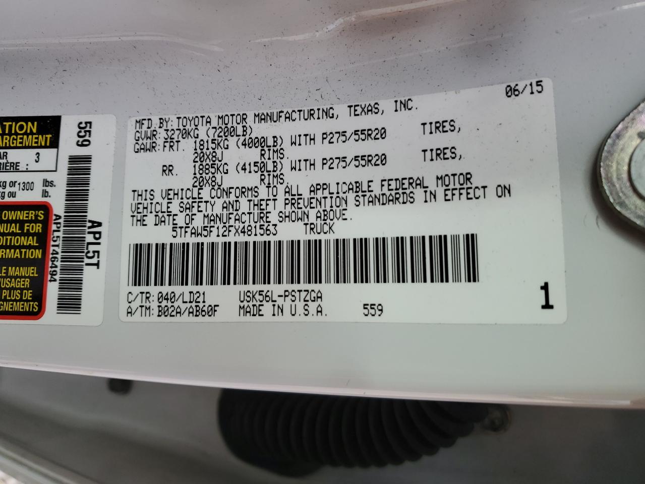 2015 Toyota Tundra - Image 14