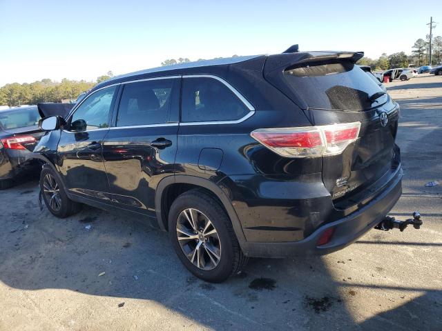  TOYOTA HIGHLANDER 2016 Черный