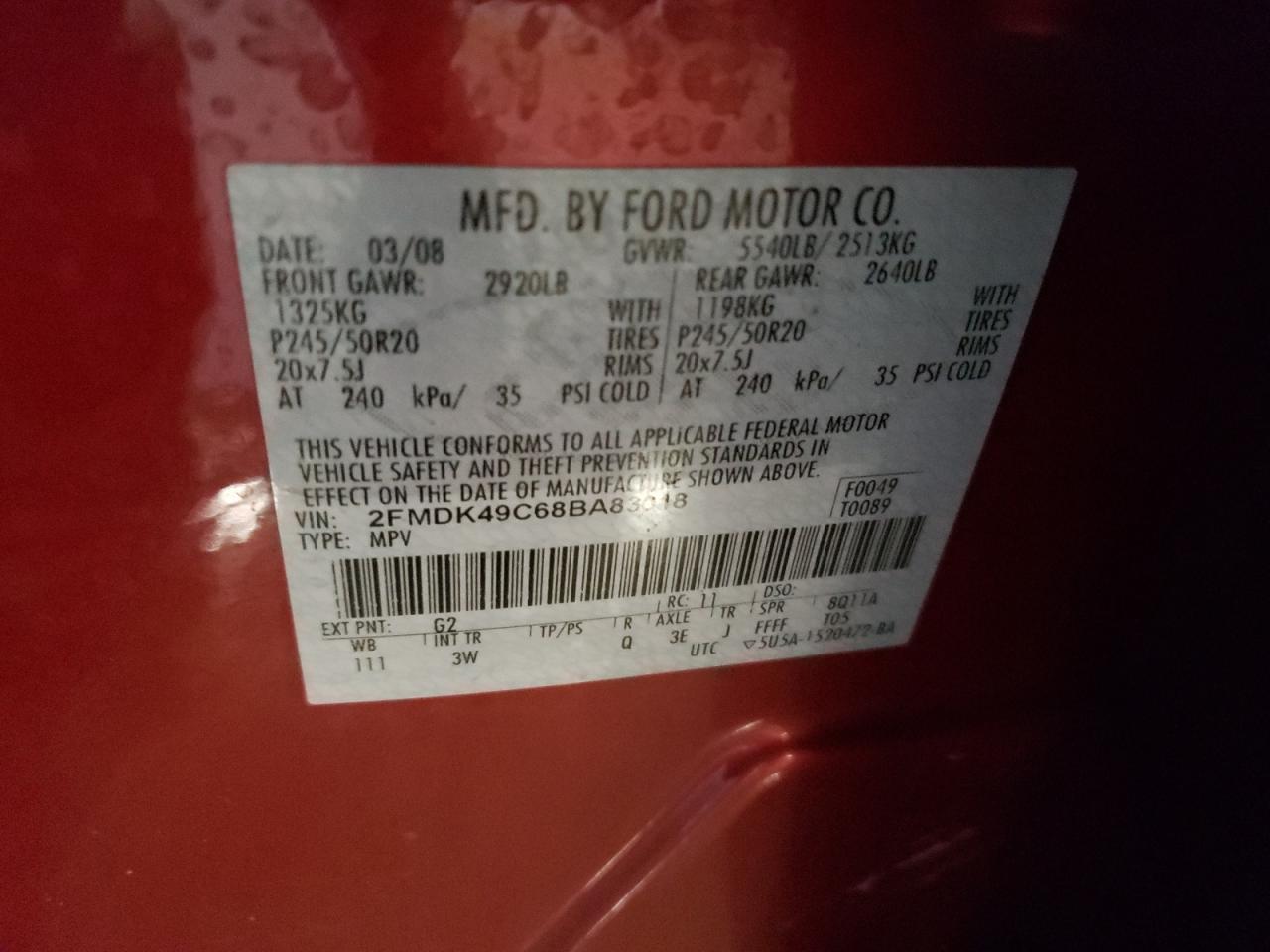 2008 Ford Edge - Image 13