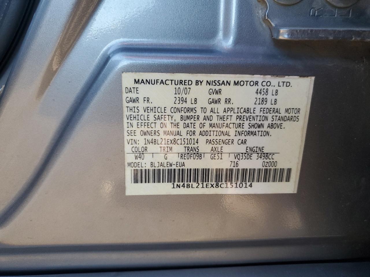 2008 Nissan Altima - Image 13