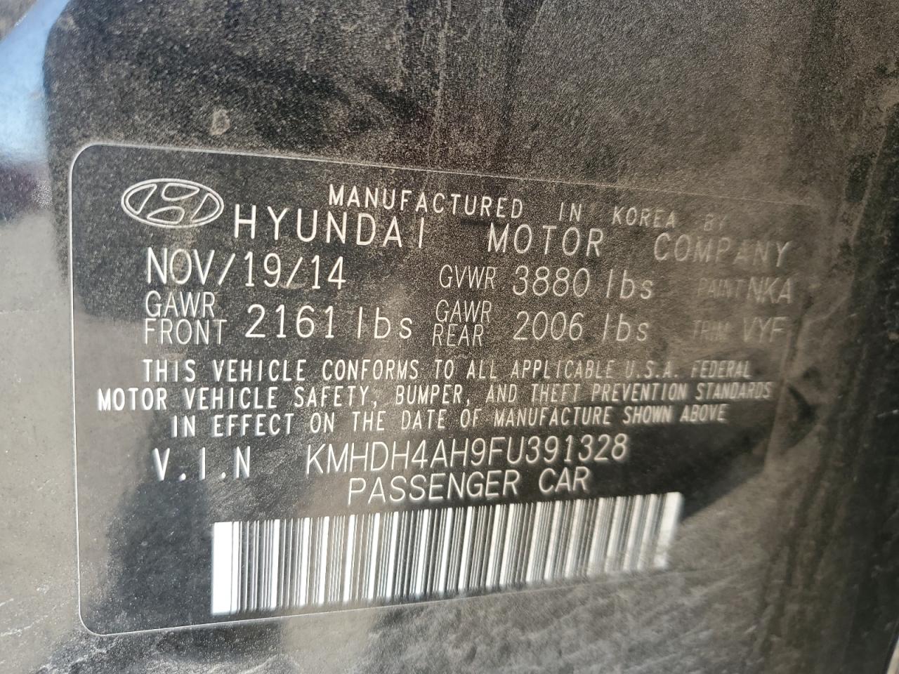 2015 Hyundai Elantra - Image 12