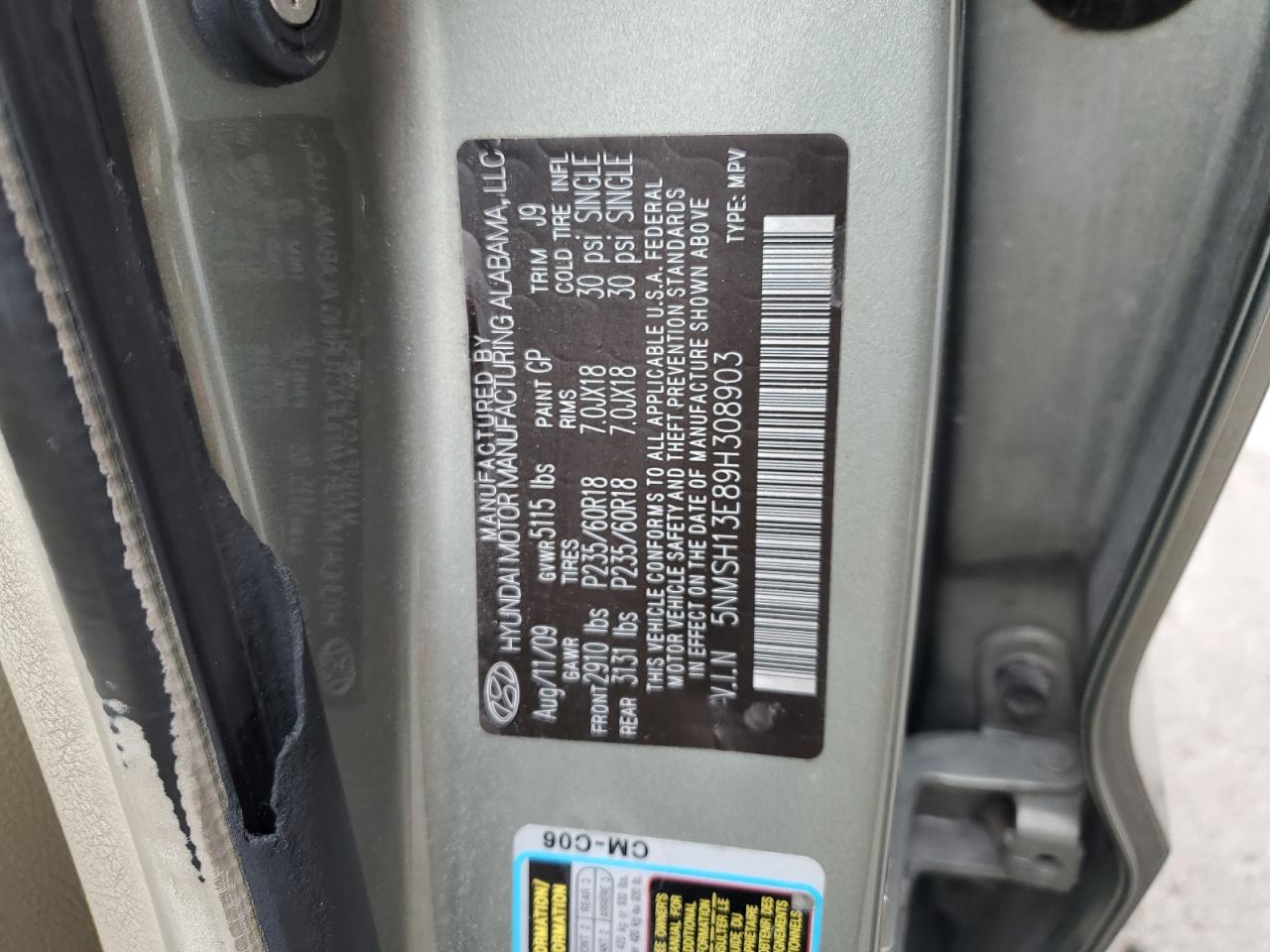 2009 Hyundai Santa Fe - Image 13