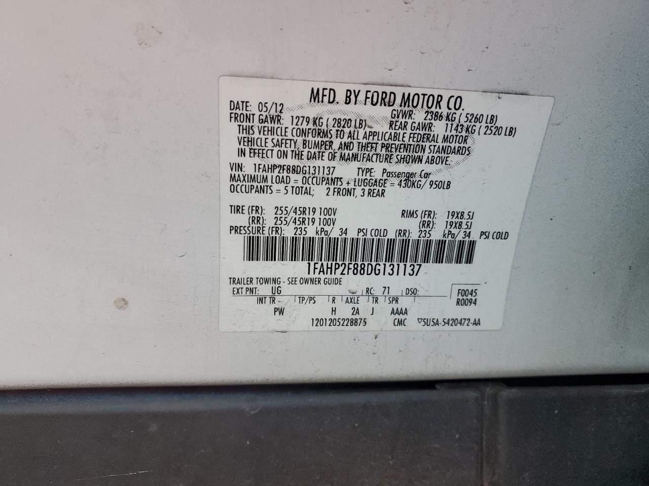 2013 Ford Taurus - Image 12