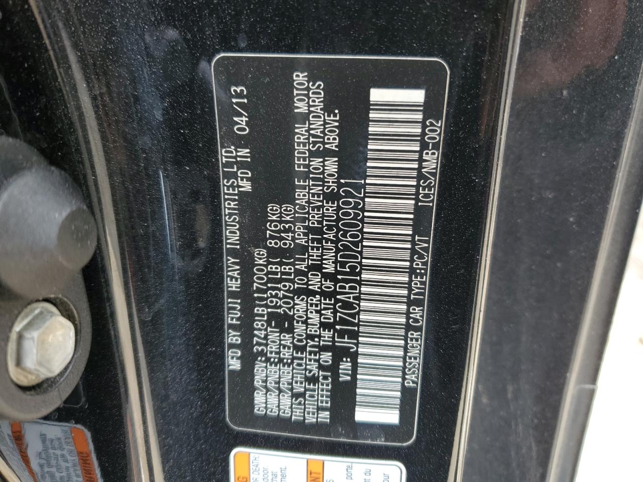 2013 Subaru BRZ - Image 13