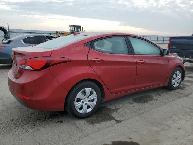  HYUNDAI ELANTRA 2016 Czerwony