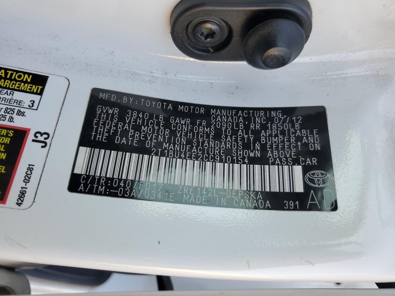 2012 Toyota Corolla - Image 13