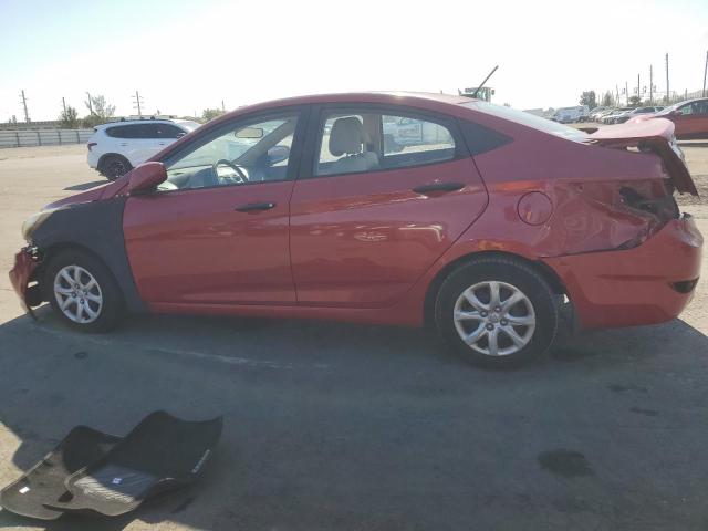  HYUNDAI ACCENT 2012 Czerwony