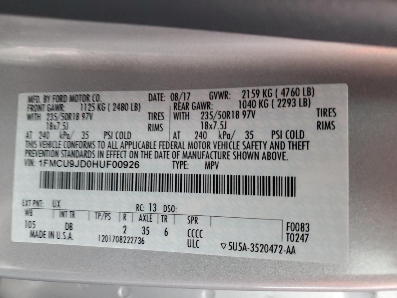 2017 Ford Escape - Image 14