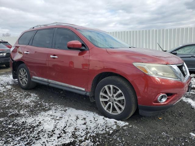  NISSAN PATHFINDER 2014 Красный