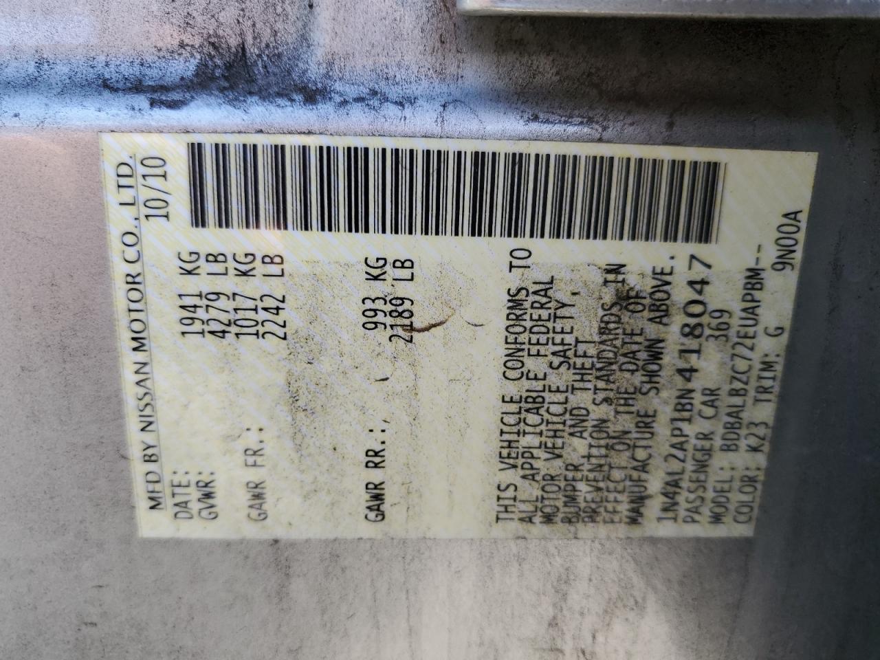 2011 Nissan Altima - Image 12