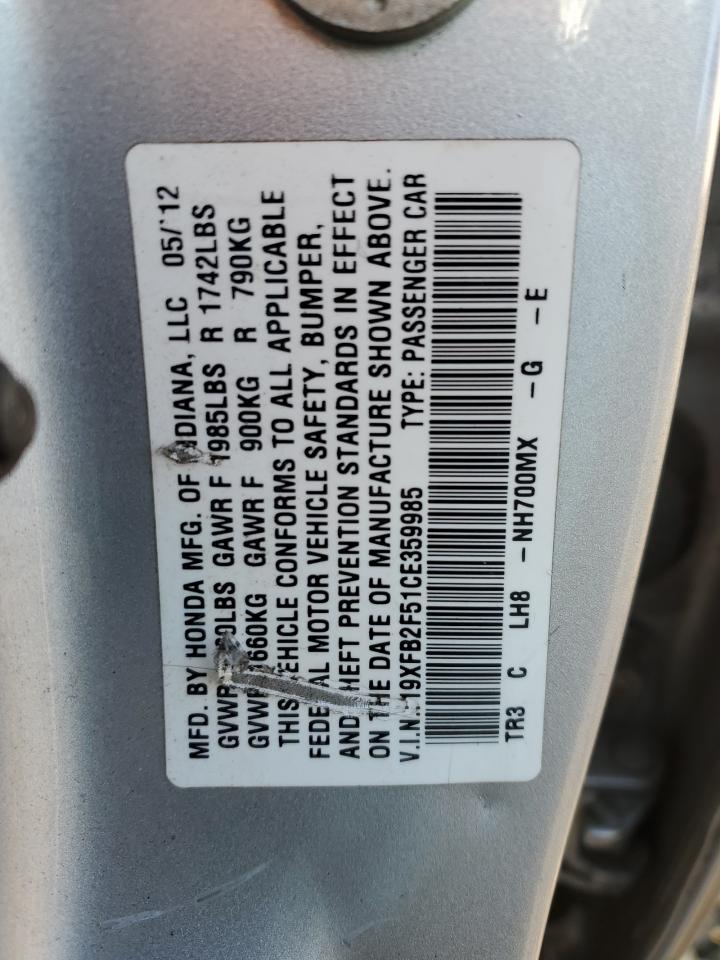 2012 Honda Civic - Image 12