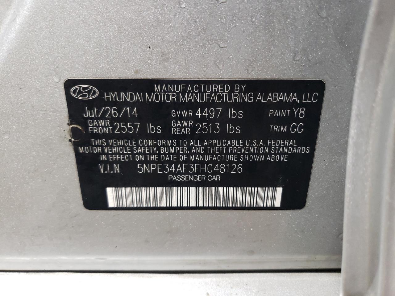 2015 Hyundai Sonata - Image 12