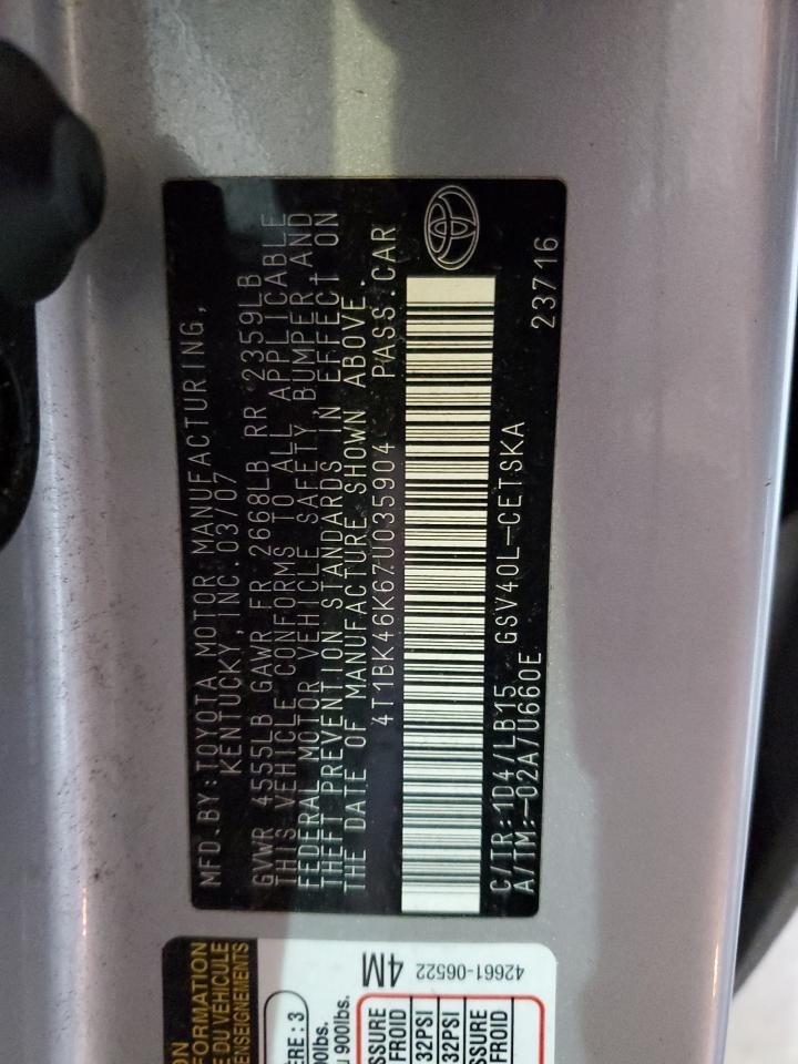 2007 Toyota Camry - Image 12