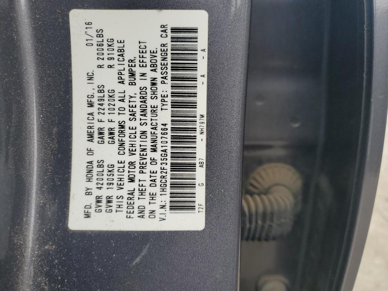 2016 Honda Accord - Image 12