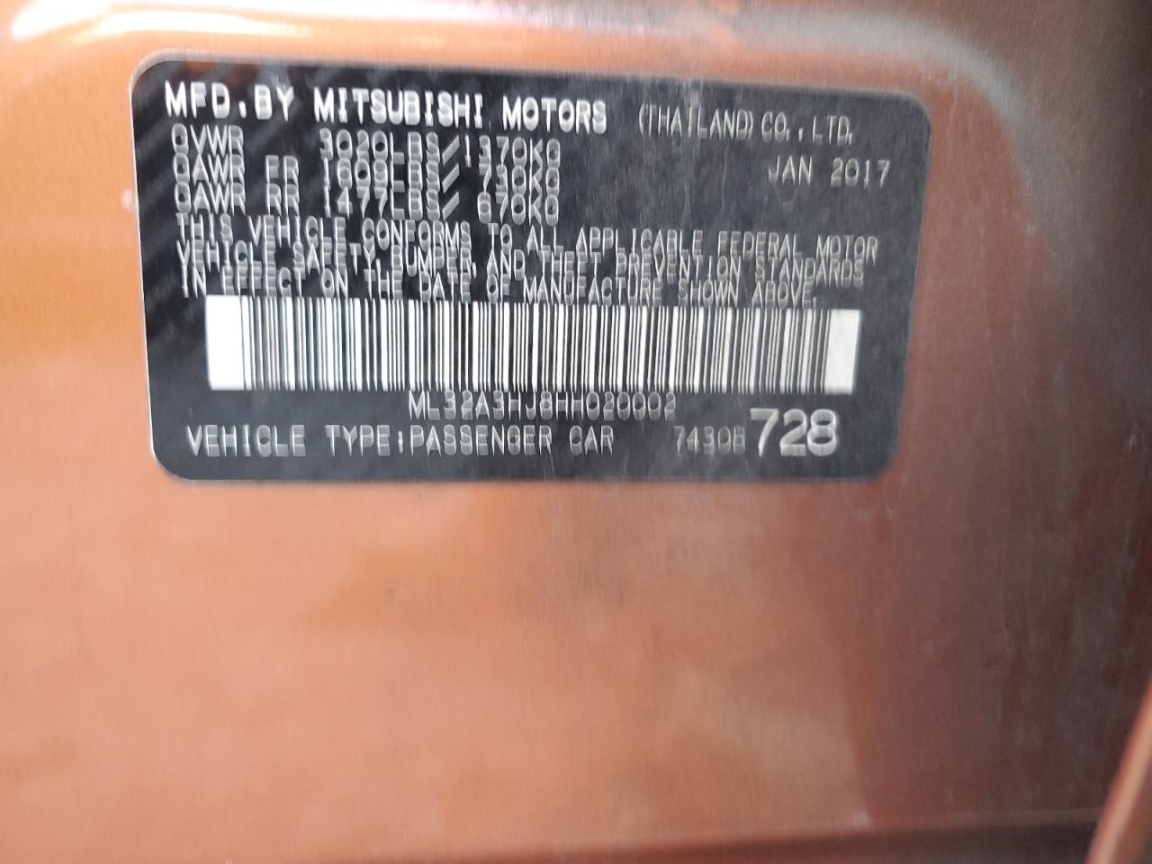 2017 Mitsubishi Mirage - Image 12