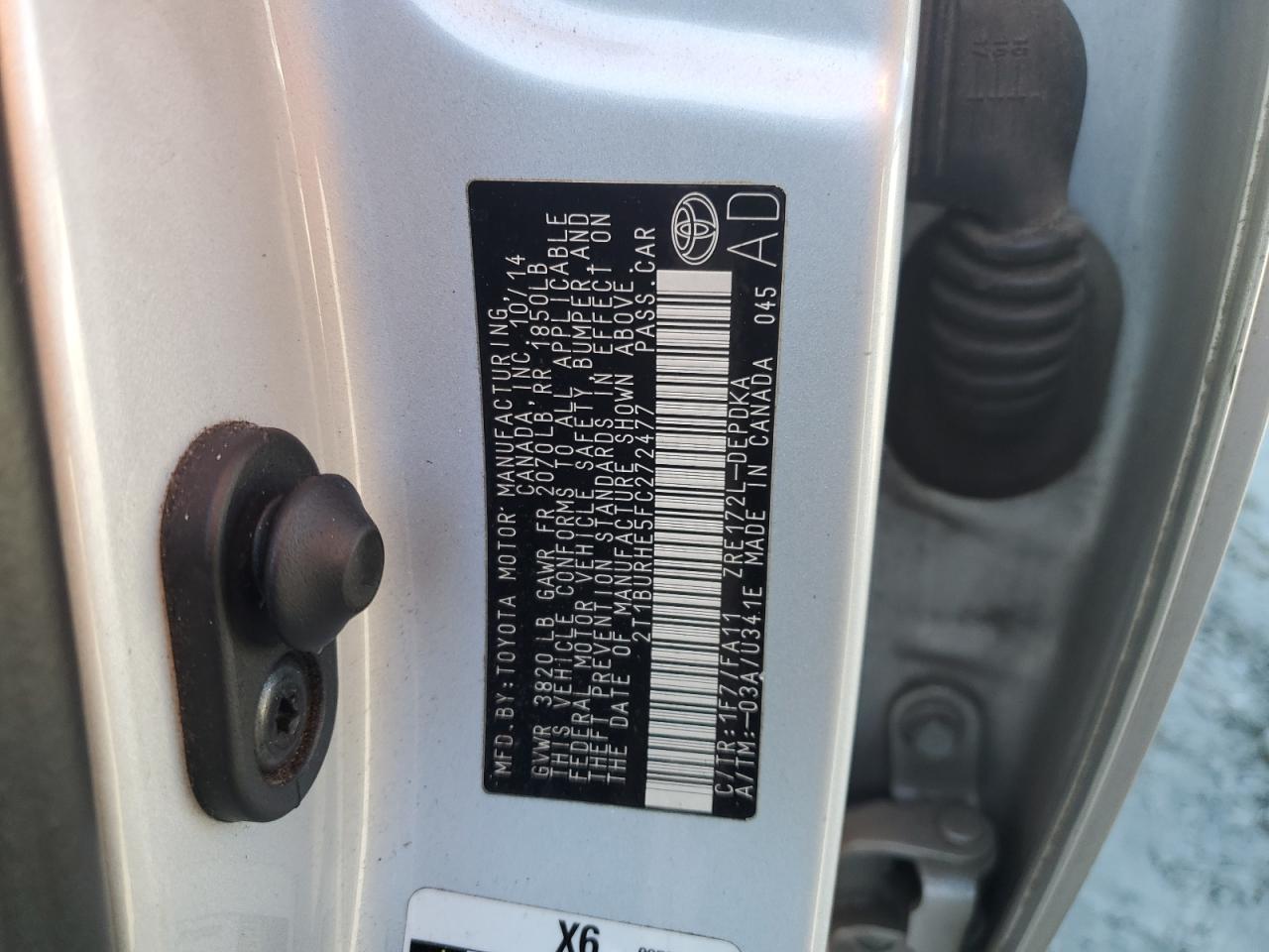 2015 Toyota Corolla - Image 12