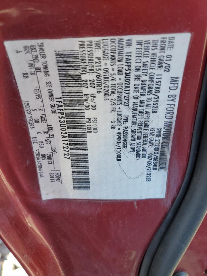 2002 Ford Taurus - Image 12