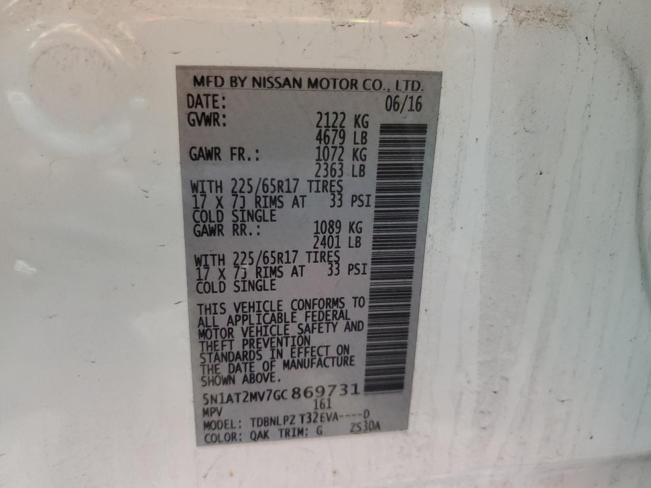 2016 Nissan Rogue - Image 15