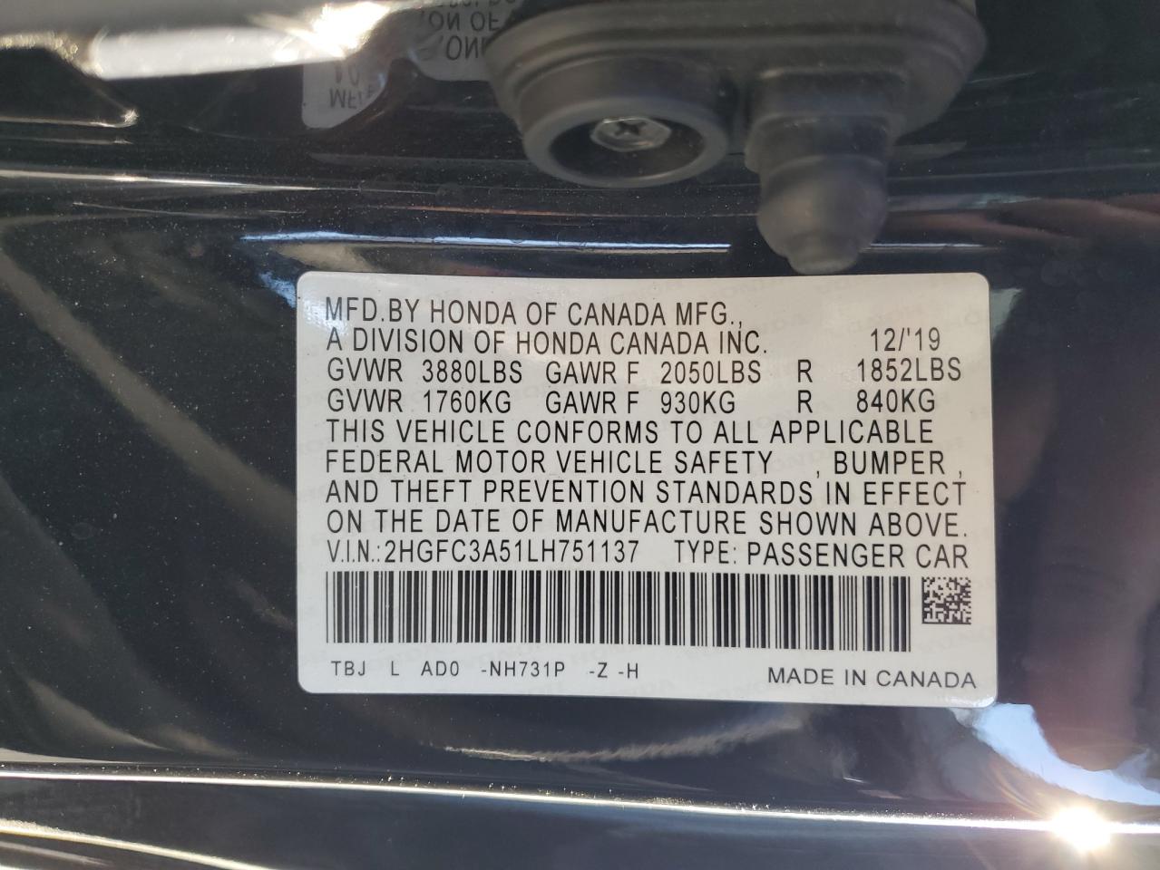 2020 Honda Civic - Image 14