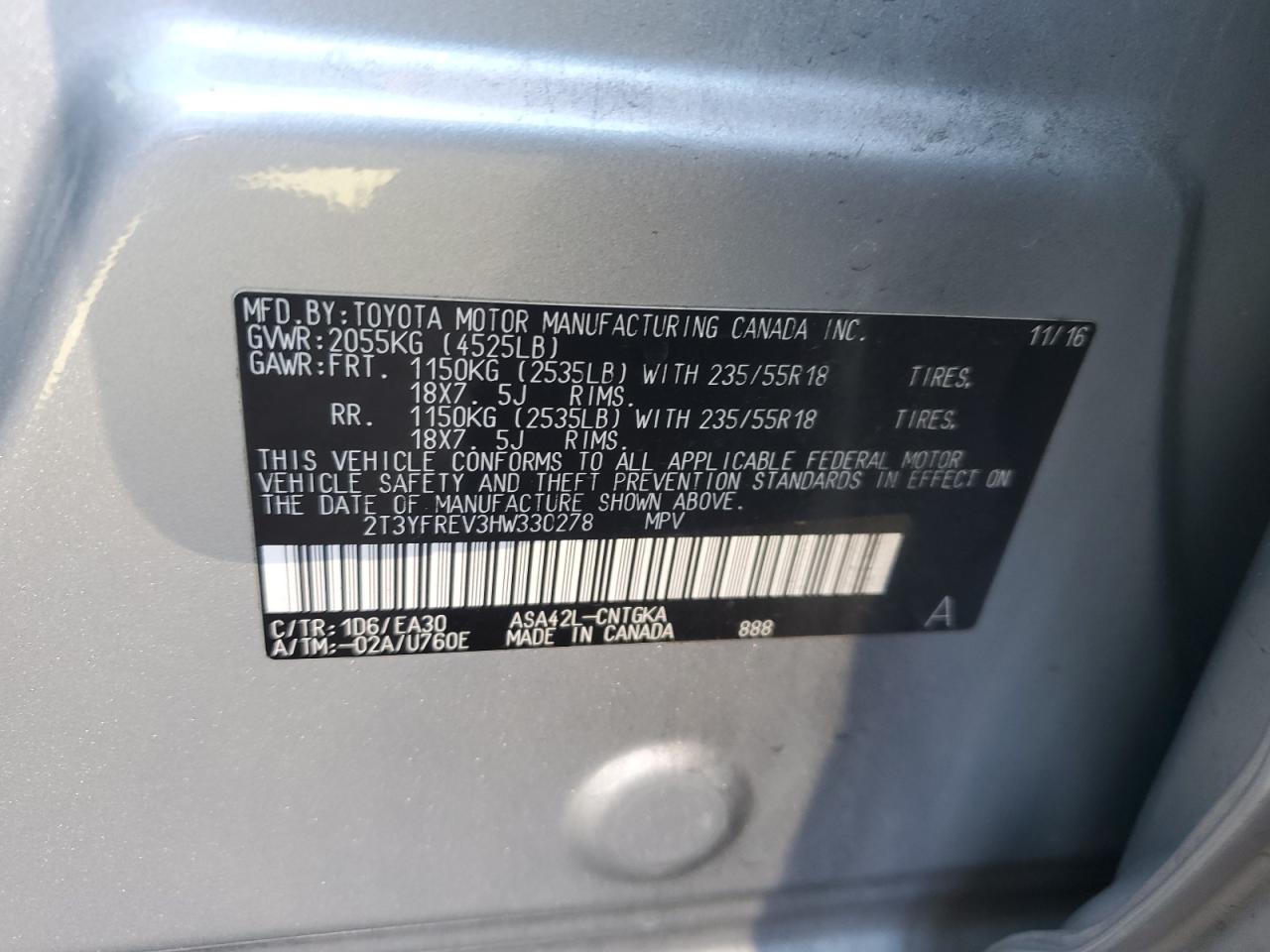 2017 Toyota RAV 4 - Image 13