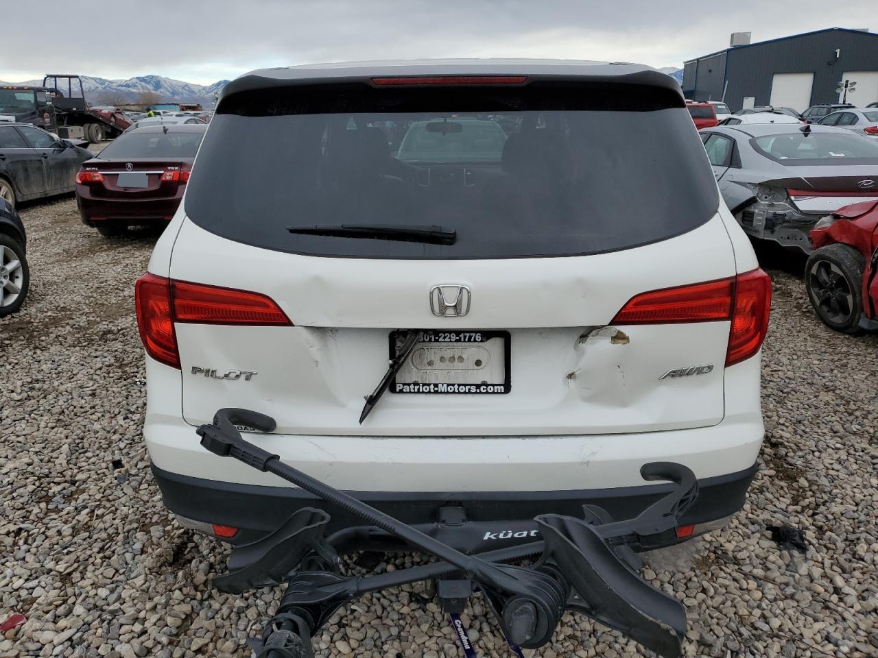 2016 Honda Pilot Lx VIN: 5FNYF6H1XGB029616 Lot: 87085944