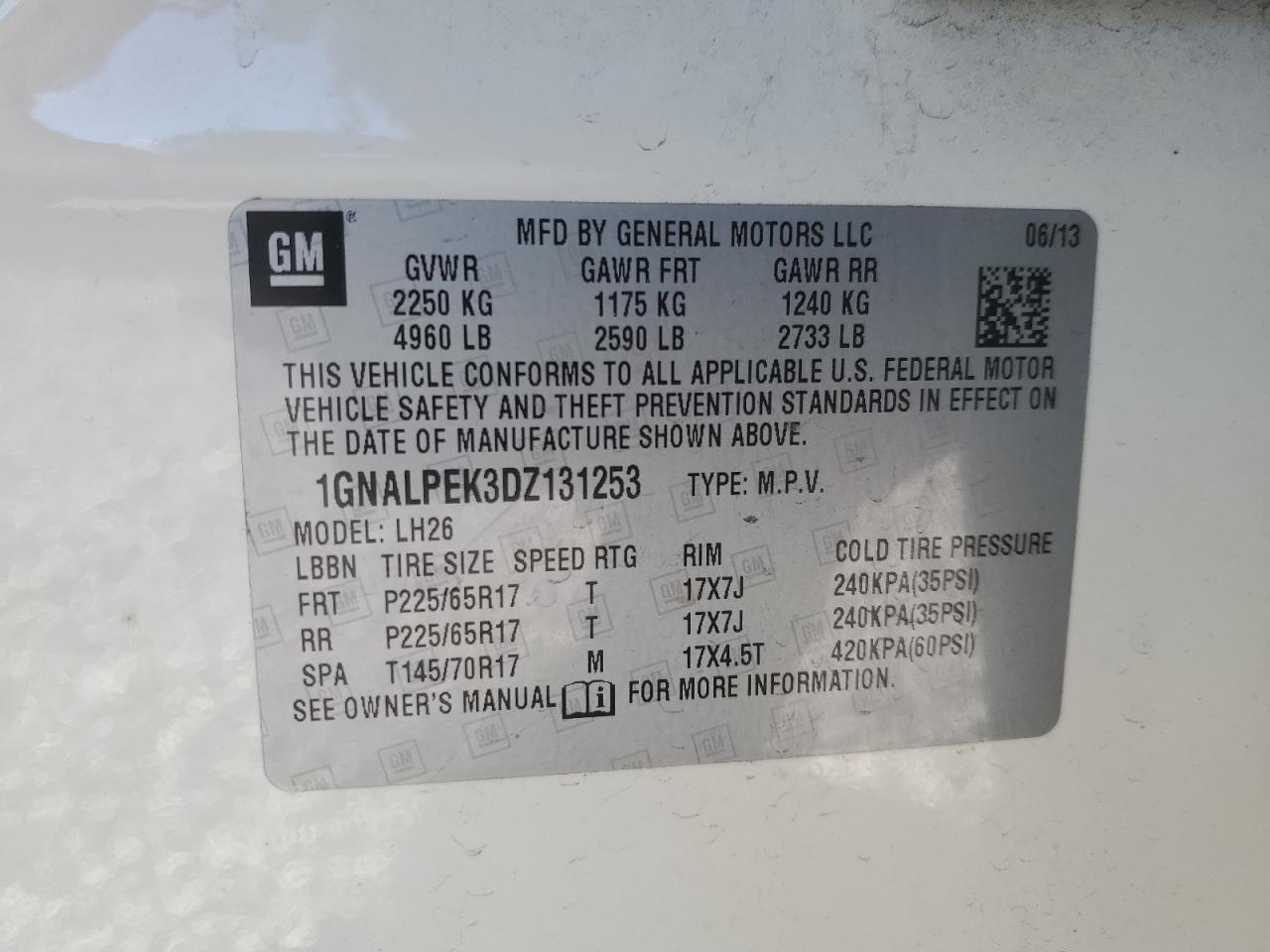 2013 Chevrolet Equinox - Image 15