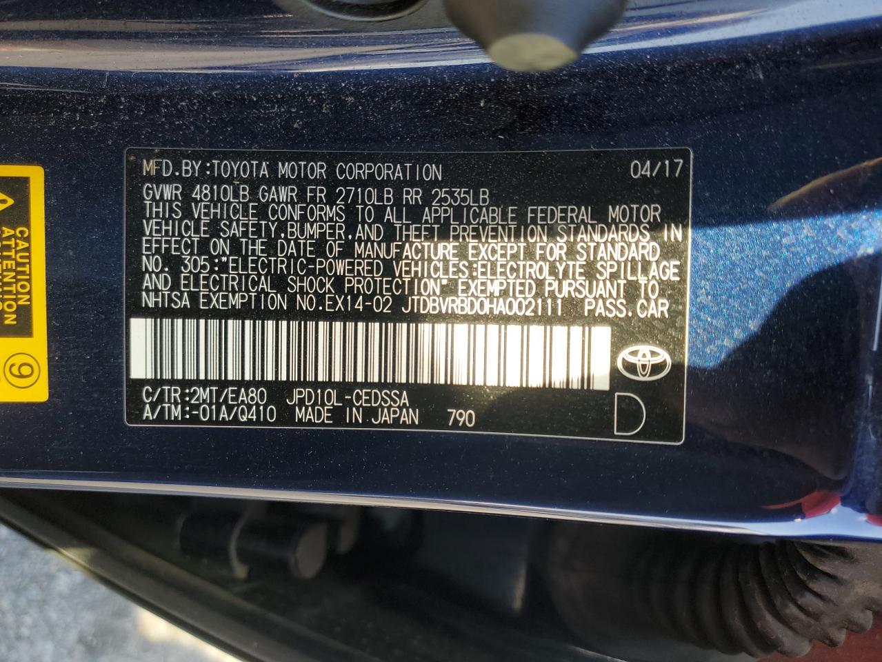 2017 Toyota Mirai - Image 13