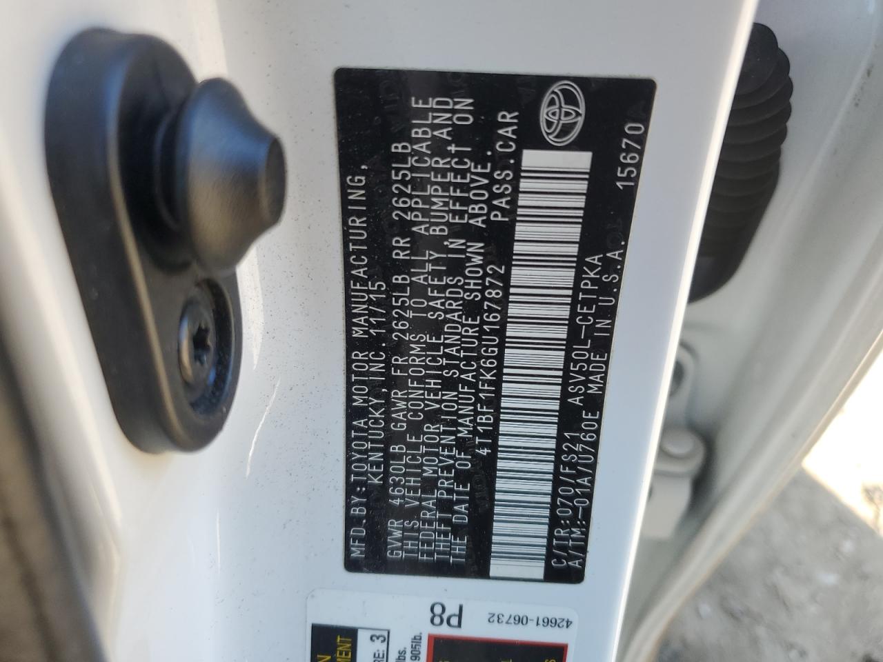 2016 Toyota Camry - Image 13