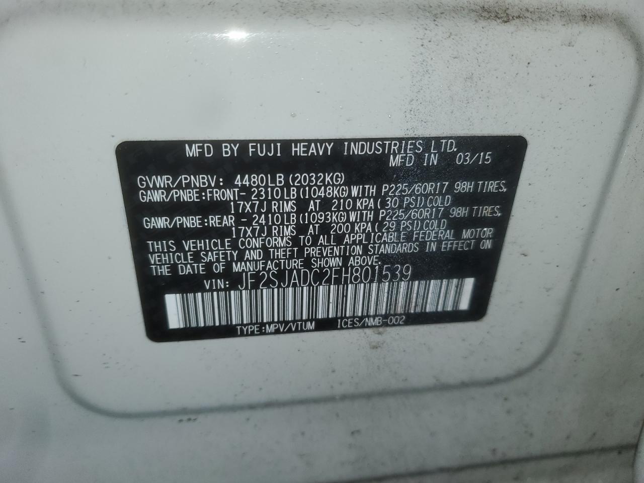 2015 Subaru Forester - Image 15