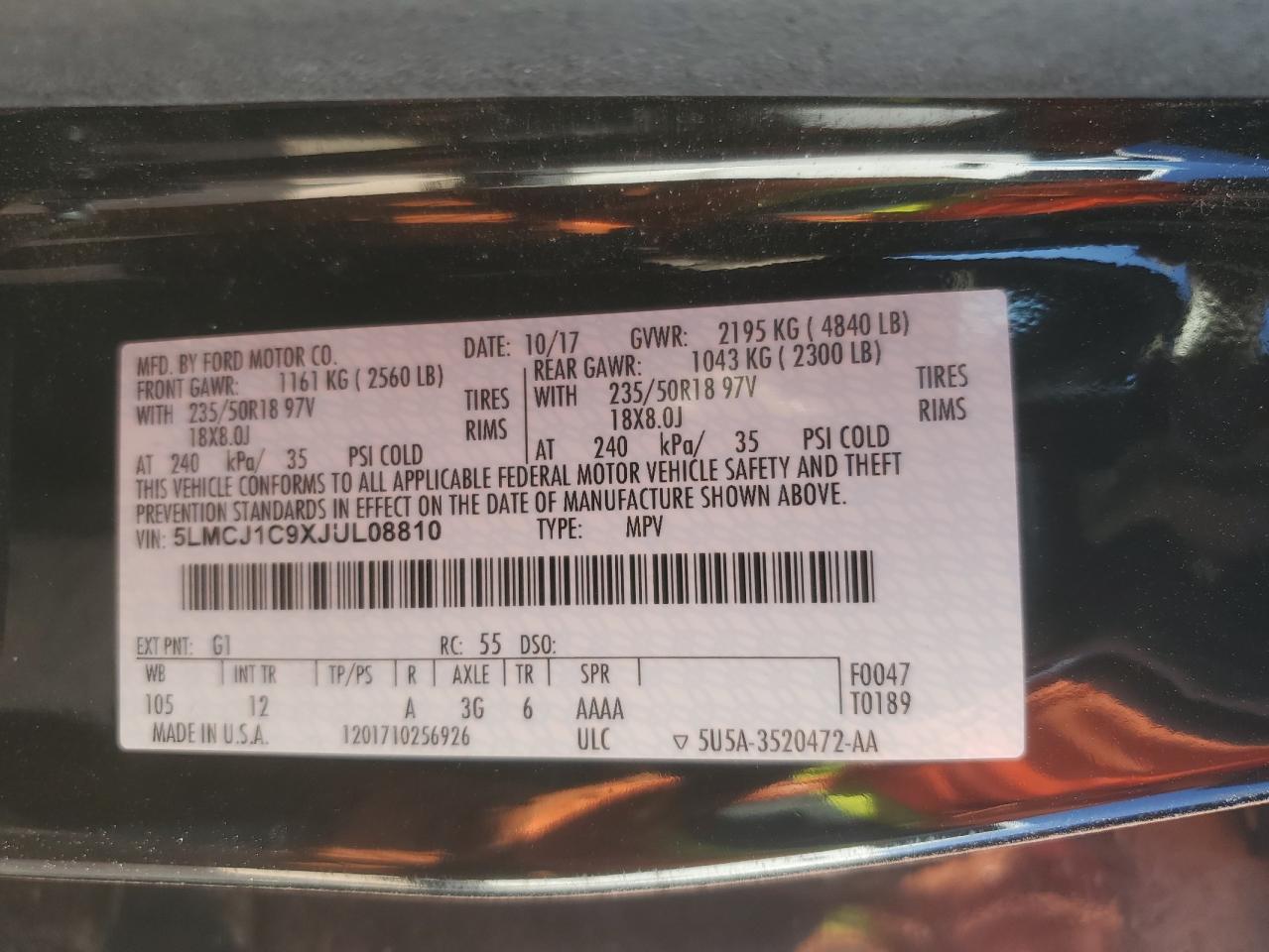 2018 Lincoln MKC - Image 13