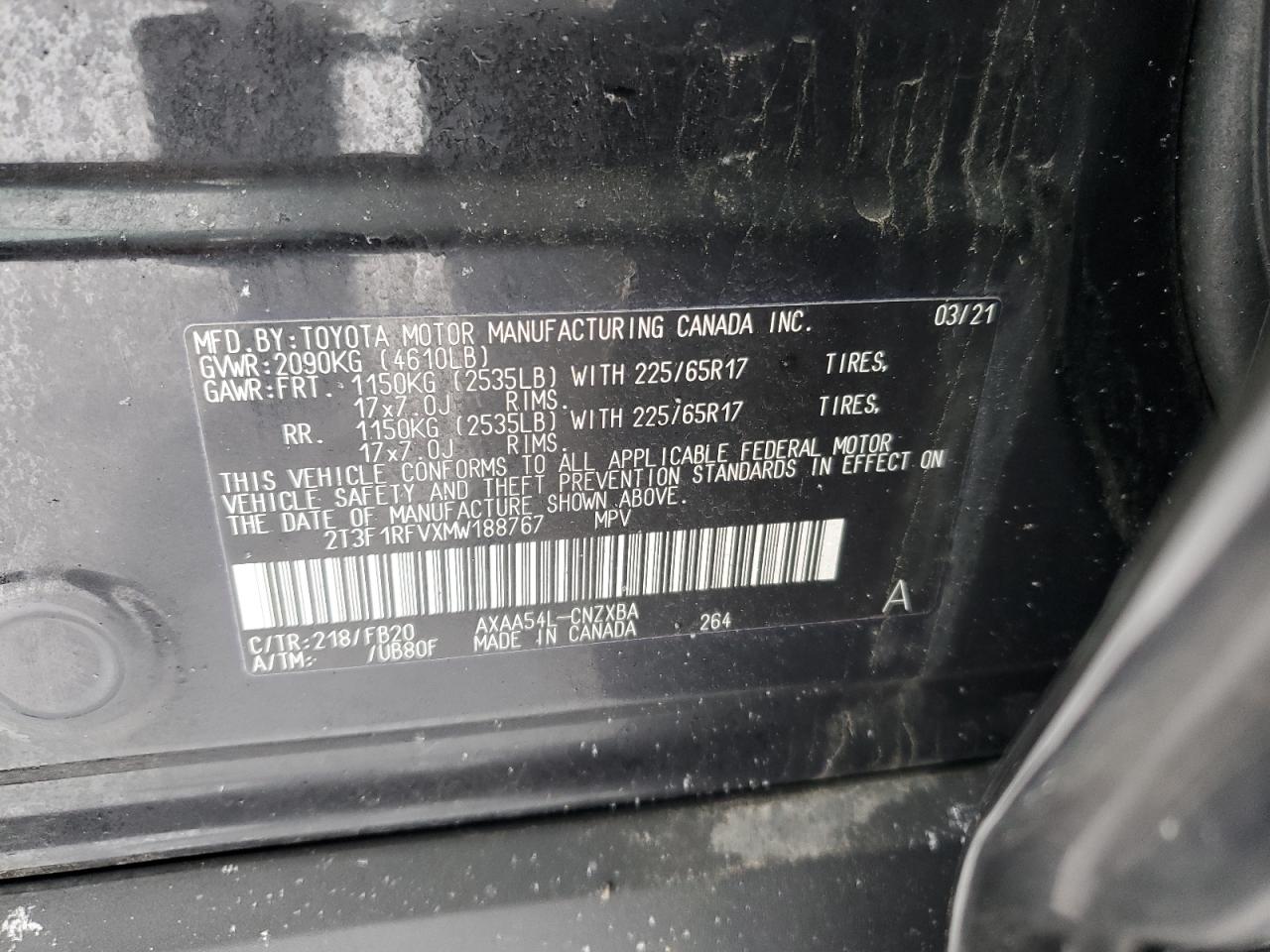 2021 Toyota RAV 4 - Image 13