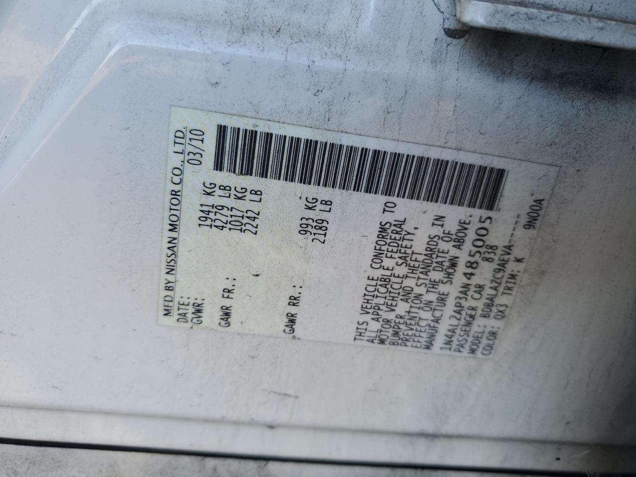 2010 Nissan Altima - Image 13