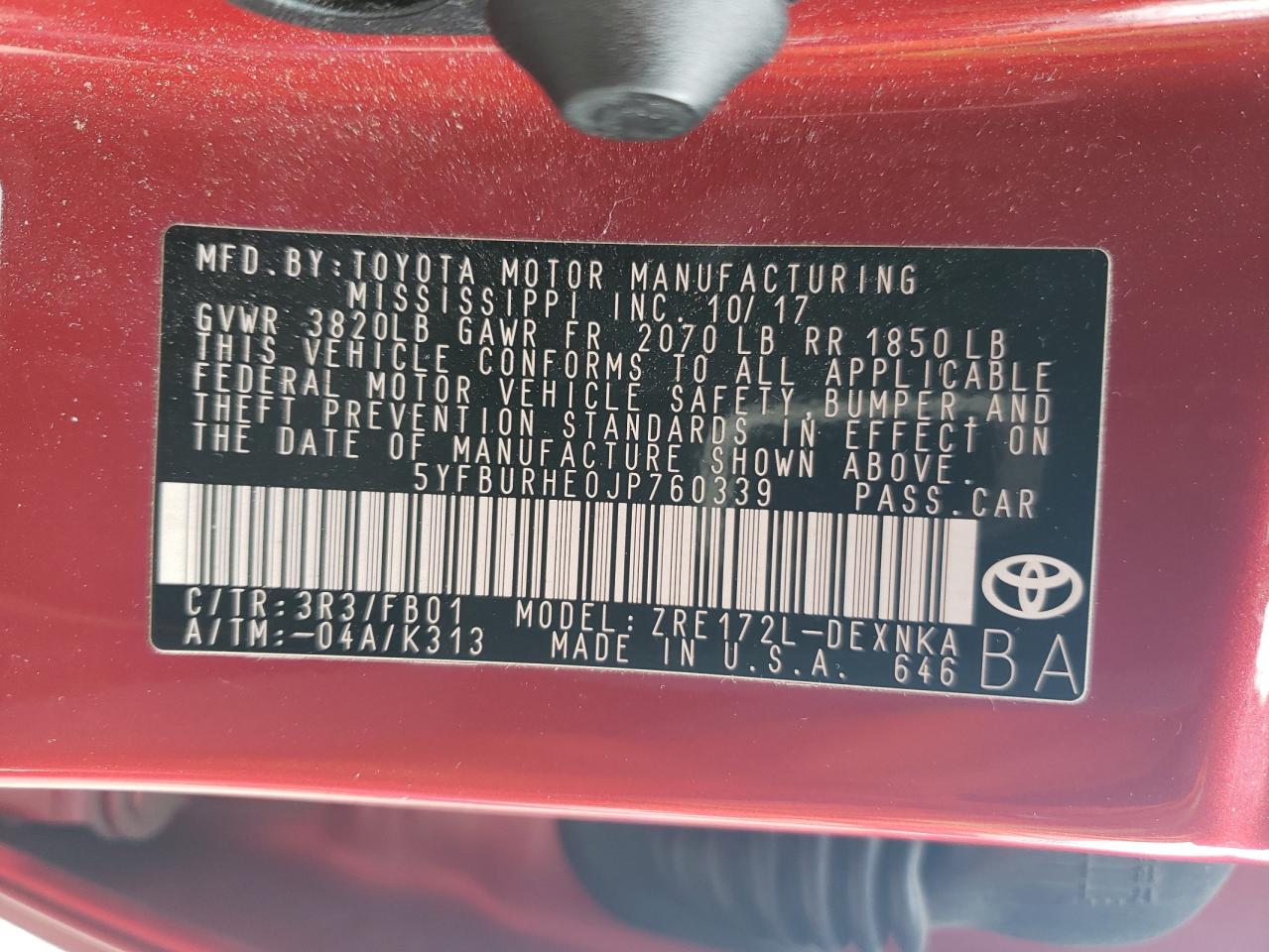 2018 Toyota Corolla - Image 12