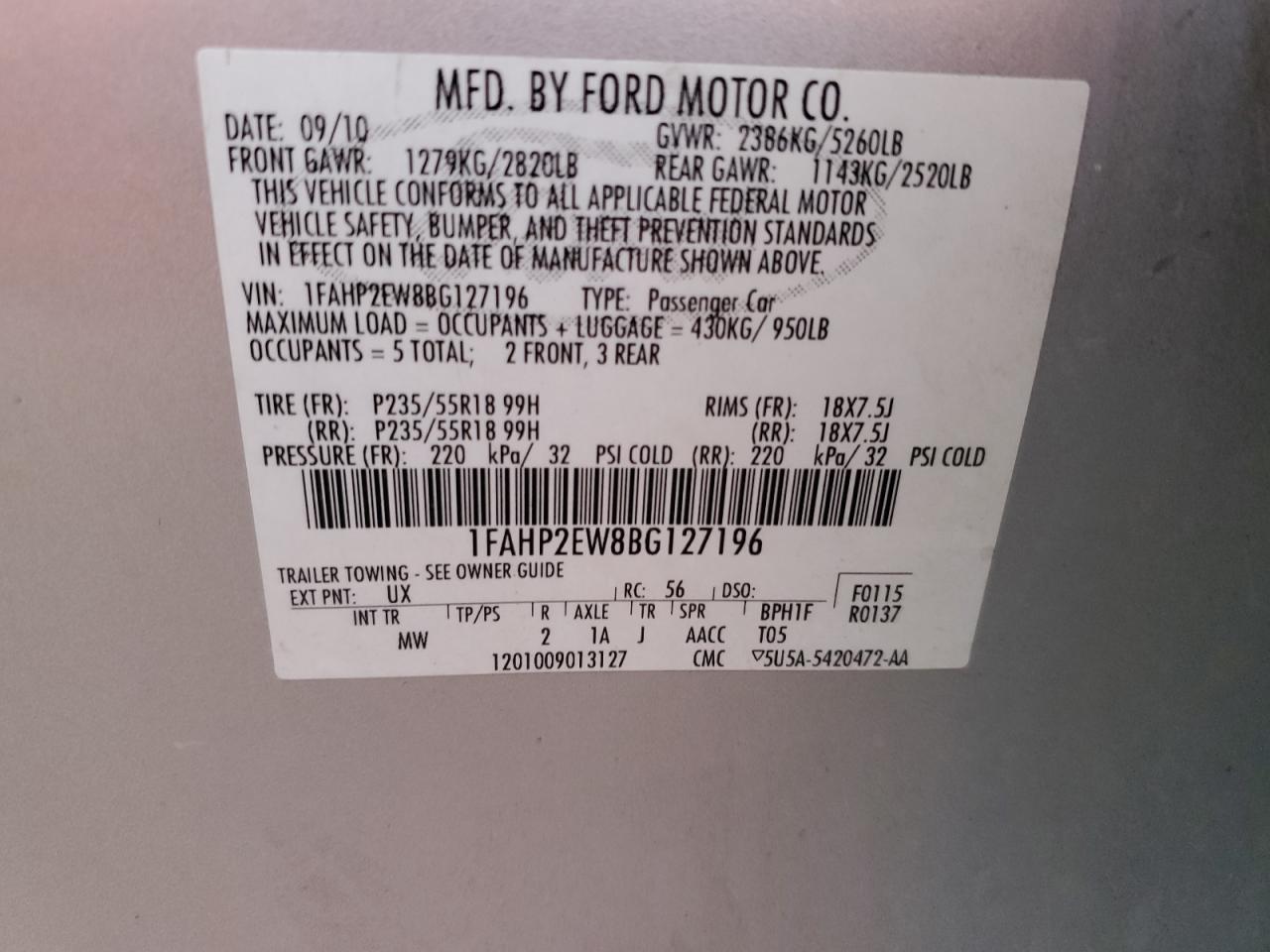 2011 Ford Taurus - Image 14