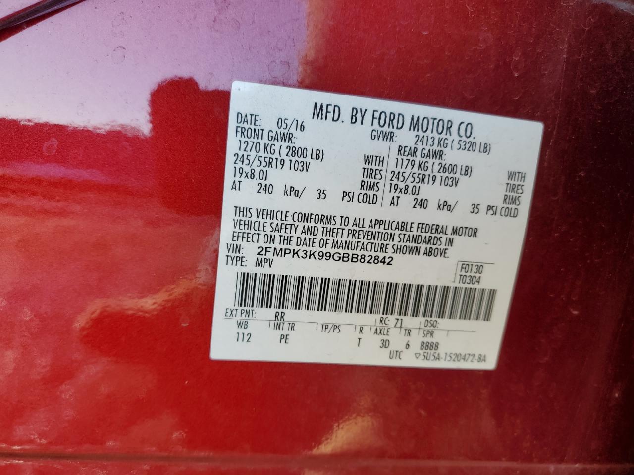 2016 Ford Edge - Image 13