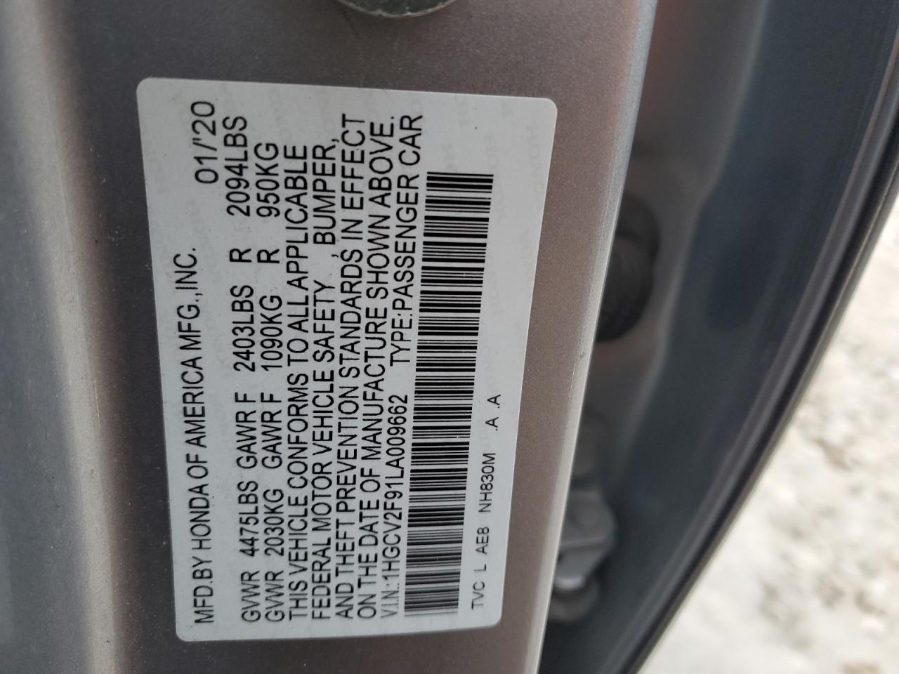 2020 Honda Accord - Image 12