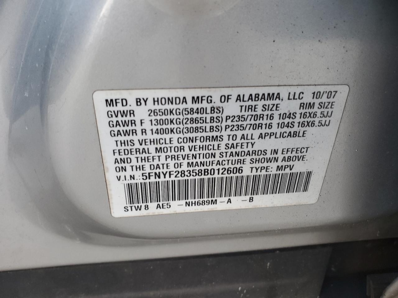 2008 Honda Pilot - Image 13