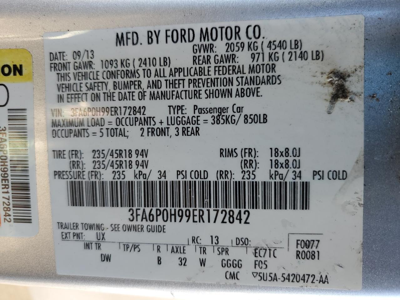 2014 Ford Fusion - Image 13